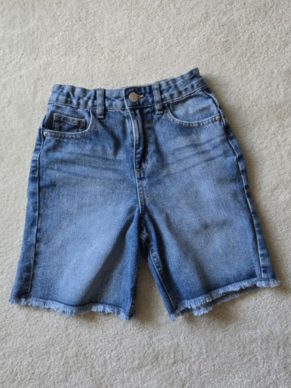 💙✨ George Girls Denim Bermuda Shorts | Size 8–9 Years ✨💙